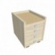 Mobilní kontejner - tužkovnice, zásuvka 3x (EK 14 K)