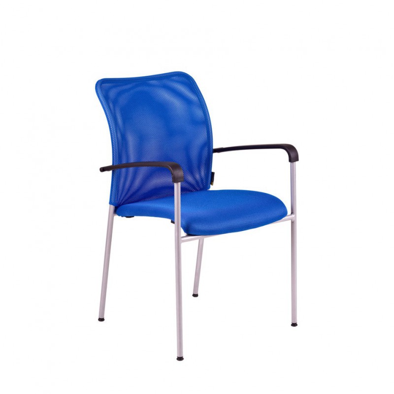 Jednací židle, DK 90, modrá (TRITON GRAY)