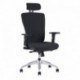Kancelářská židle s podhlavníkem, 2621, modrá (HALIA SP)