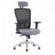 Kancelářská židle s podhlavníkem, 2621, modrá (HALIA MESH SP)
